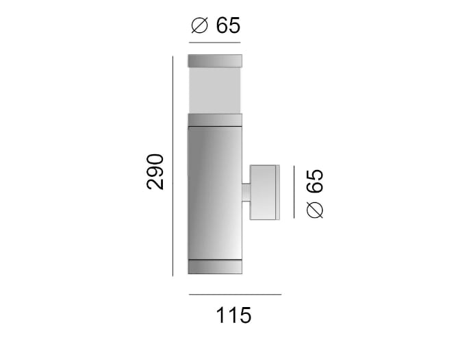 Алюминиевый светодиодный наружный настенный светильник BEL-LIGHTING оникс ARCH-00106023 - Вид №2