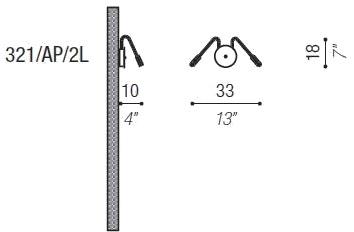 Aiardini Светодиодный настенный светильник прямого света Jolie sun-id-1453520 - Вид №1