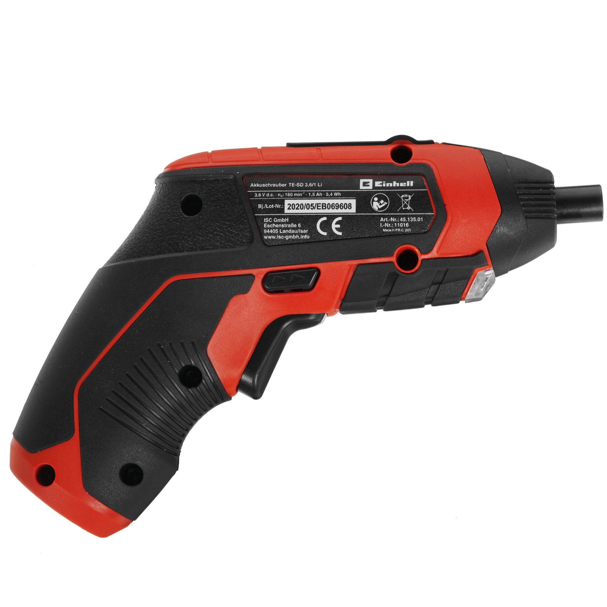 Аккумуляторная отвертка Einhell TE-SD 3.6/1 Li 5308588 STDN-0025972 - Вид №1