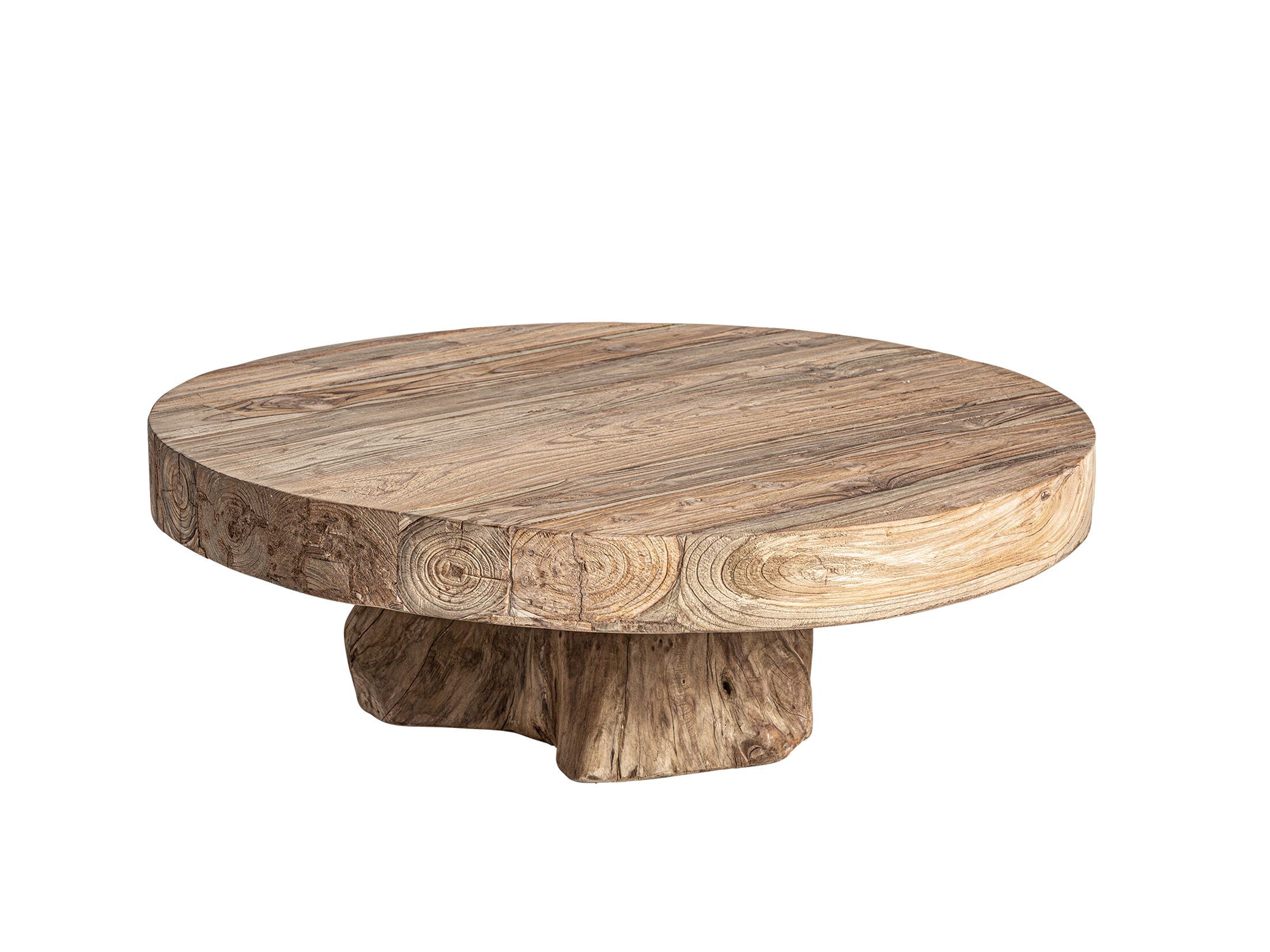 Круглый журнальный столик из массива дерева Vical Home Nysted ARCH-00122298