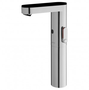 Бесконтактный смеситель с рычагом, высокий, с чёрной крышкой Presto SO'O 56207