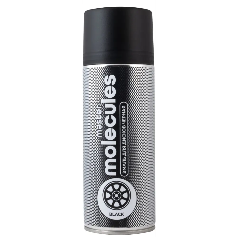 Эмаль для дисков MOLECULES черная - профессиональное покрытие для автомобильных колес 82673302 STLM-0033605