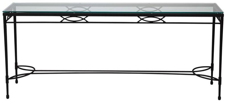 JANUS et Cie Прямоугольная консоль из нержавеющей стали и стекла Amalfi sun-id-1454419 - Вид №1