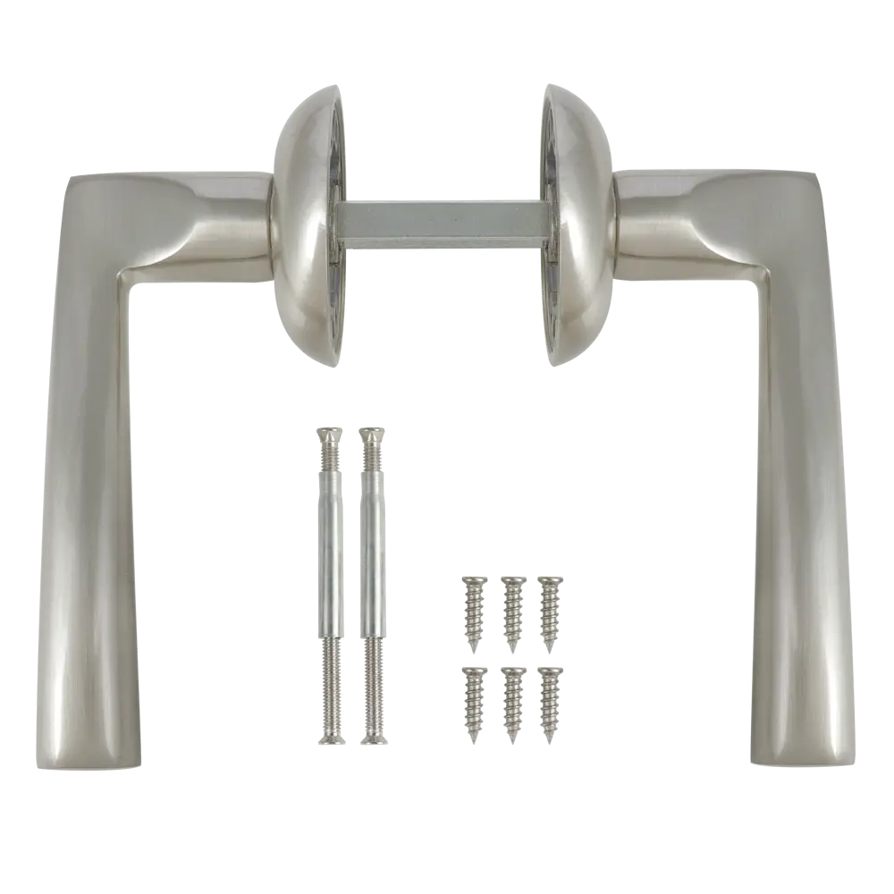 Дверные ручки EDSON для межкомнатных дверей в стиле никель 85168581 STLM-0059340 - Вид №1