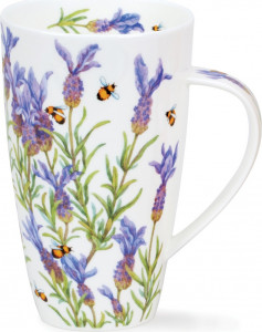 10672723 Dunoon Кружка Dunoon Лаванда.Хенли 600мл, фарфор Фарфор костяной