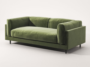 Бархатный диван