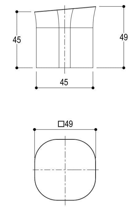 Латунный встраиваемый однорычажный смеситель для душа Ritmonio ARCH-00092750 - Вид №4