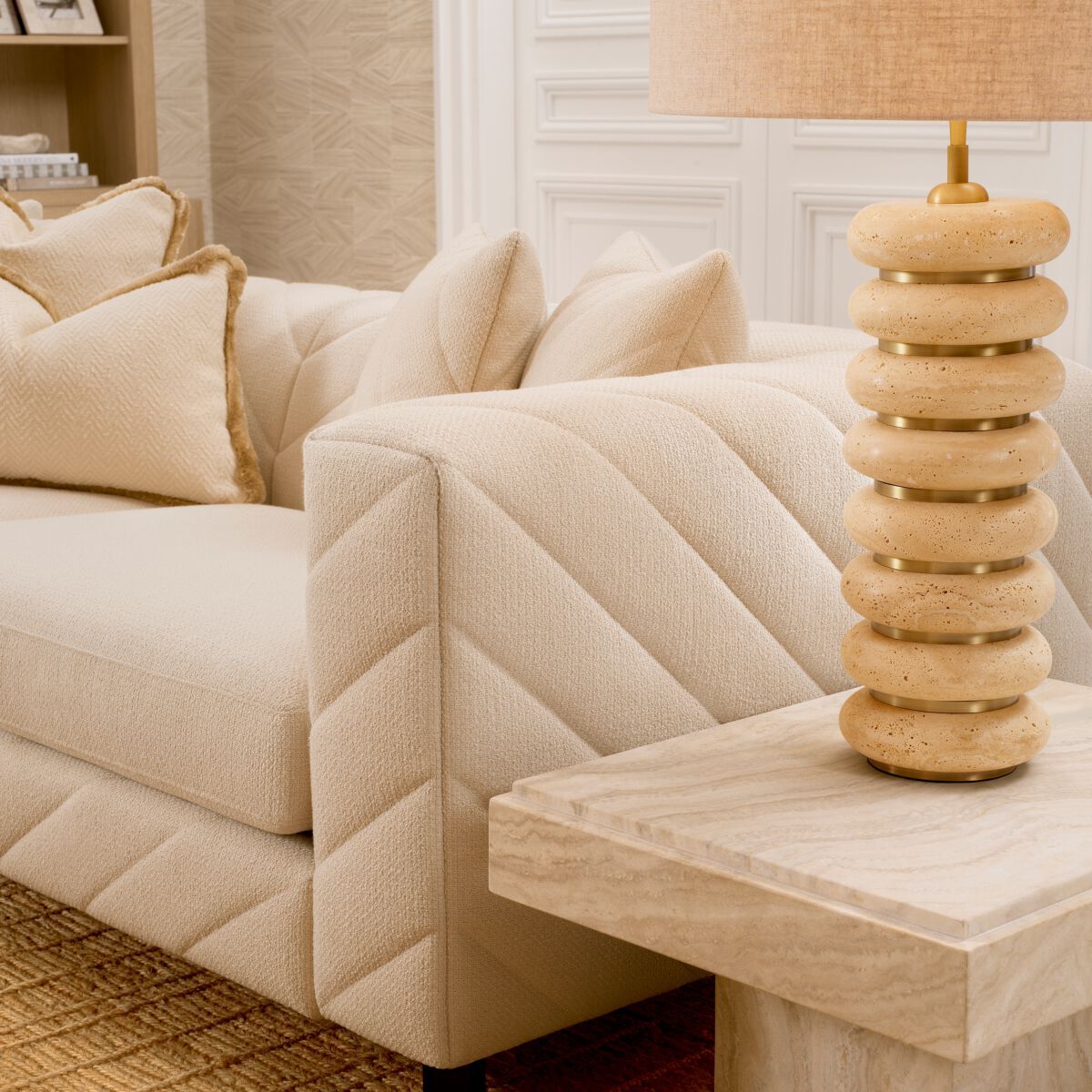 Квадратная подушка из ткани Eichholtz KAUAI S CREAM ARCH-00148141 - Вид №1