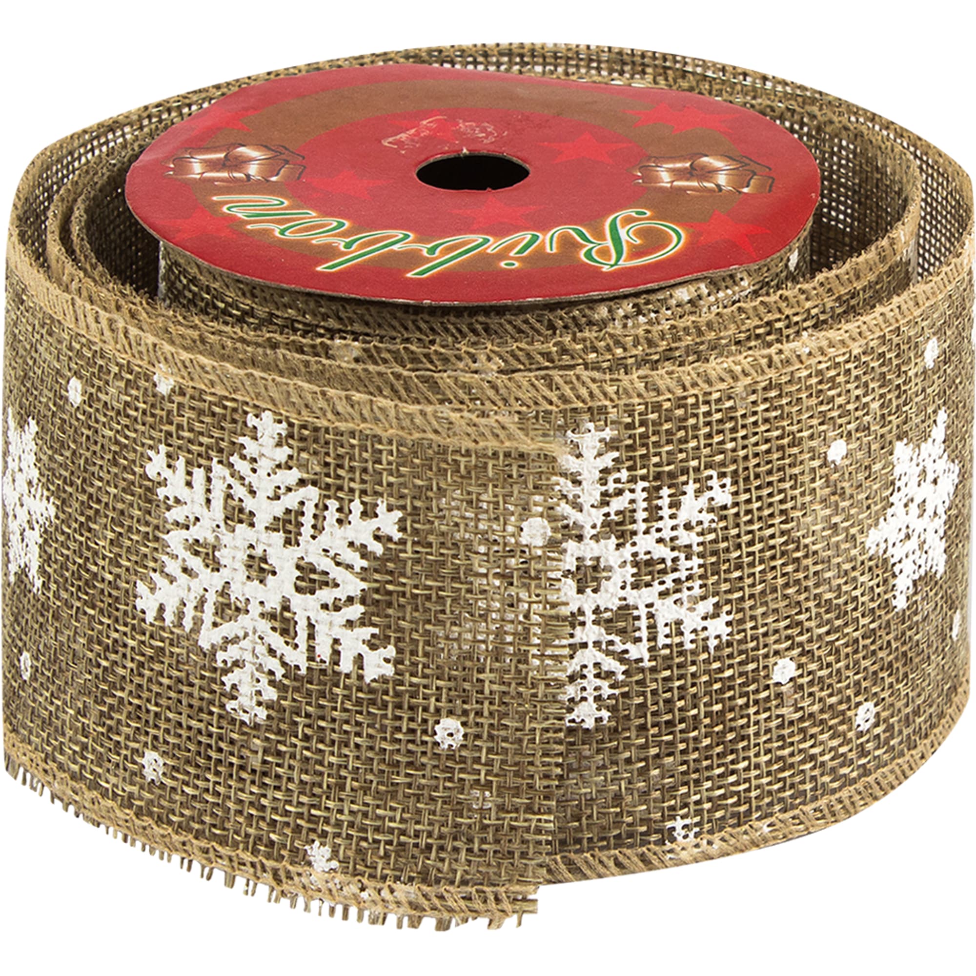 82184162 Лента декоративная, 6.3 см х 2.7 м, мешковина Santreyd 