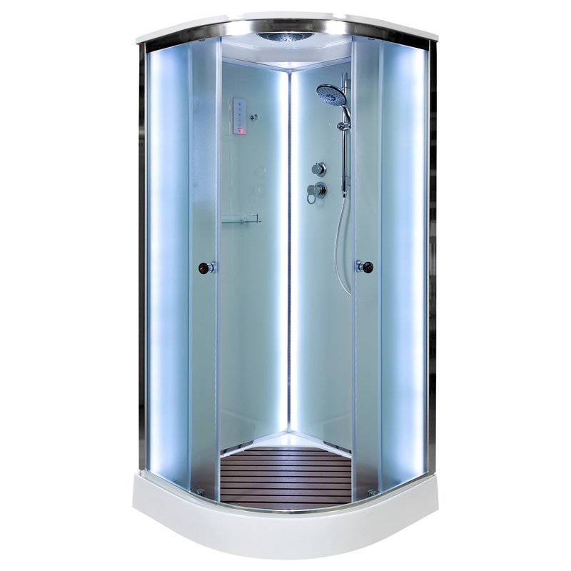 ЕМ1580 LED Душевая кабина DETO Серия EM D09S LED - Вид №20