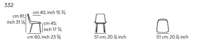 Мягкий стул из ткани Amura Panis ARCH-00087495 - Вид №4