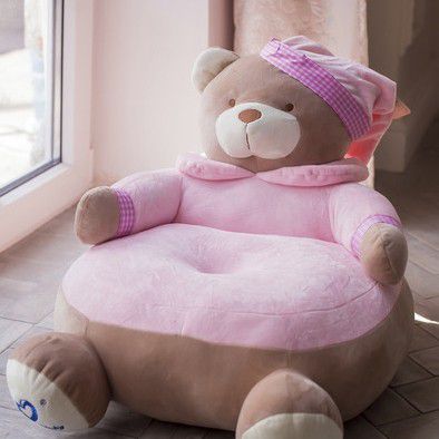 Пуфик детский "Мишка" розовый COMFORTBABY  351332 Розовый Santreyd  - Вид №1