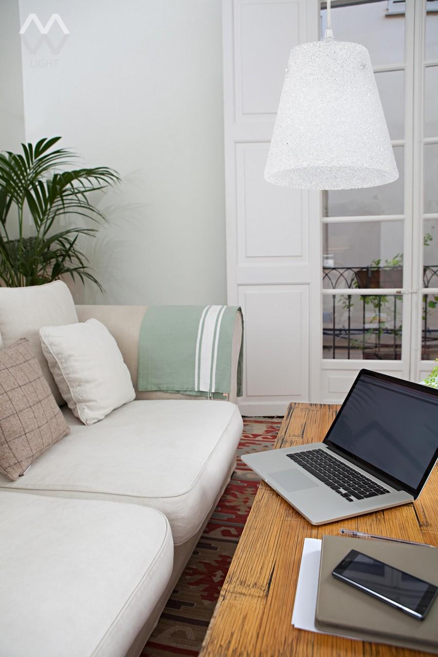 Подвесной светильник De Markt Перегрина 703010601 DE MARKT ПЕРЕГРИНА 199266 Белый  - Вид №1