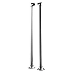 LM8565C Комплект колонн 2 шт. для установки смесителя на пол ванны, хром LEMARK