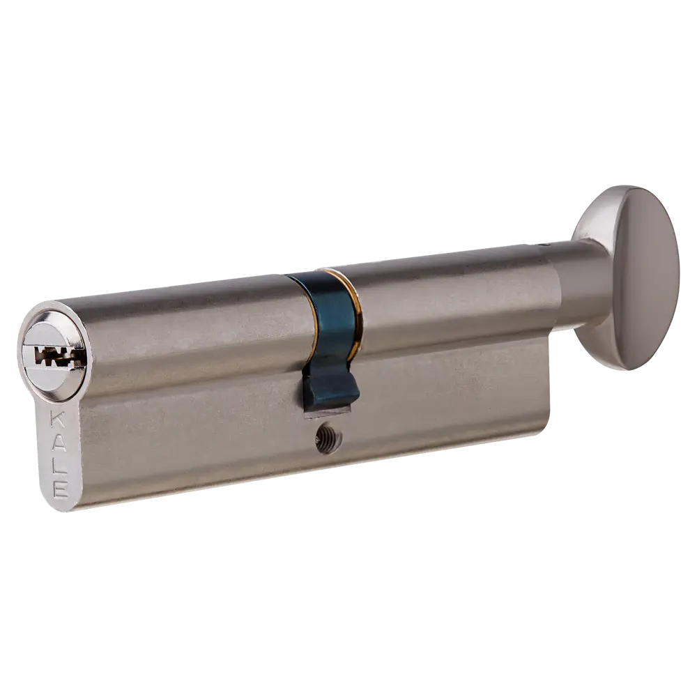 Цилиндр Kale 164SM-100-C-NI, 45х45 мм, ключ/вертушка, цвет никель 82394790 STLM-2206291 