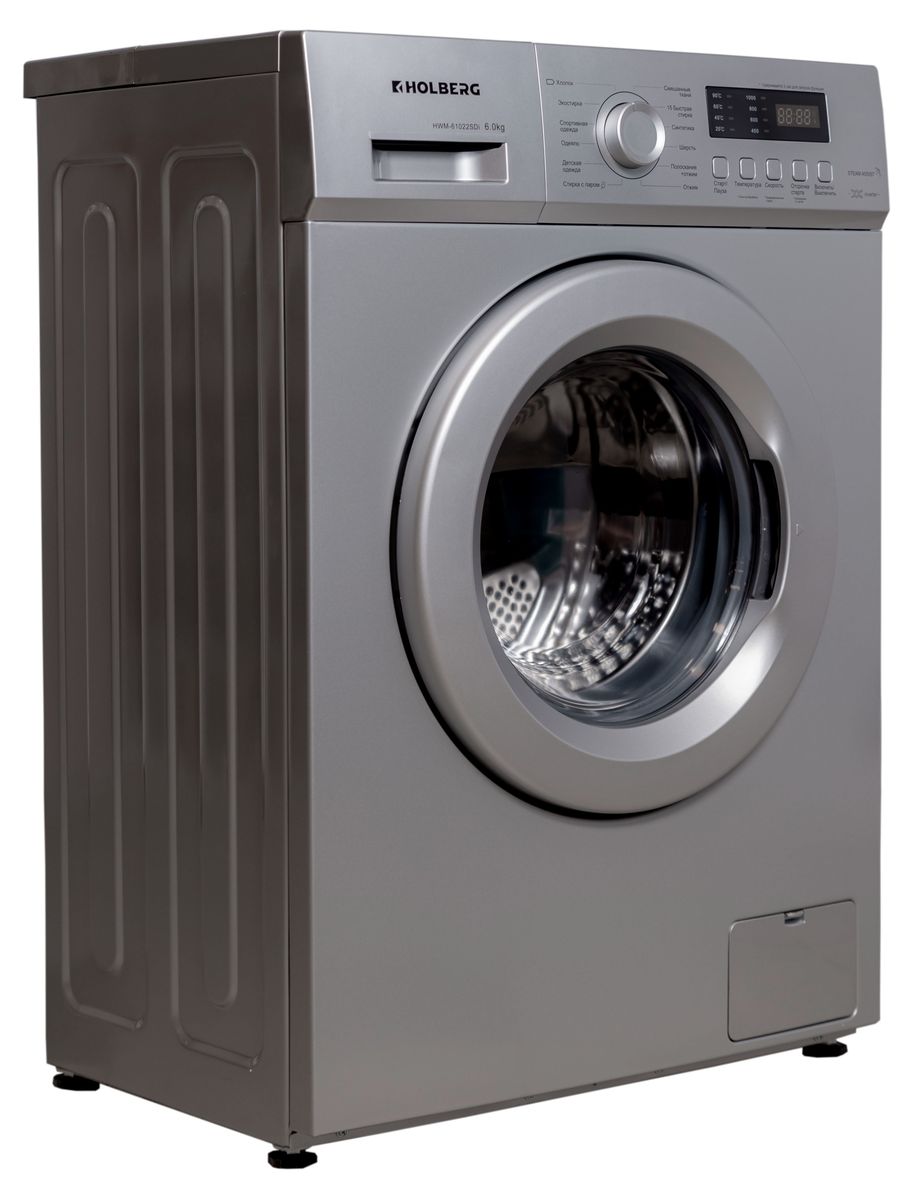 9182424 Стиральная машина HOLBERG HWM 61022SDi серебристый STDN-0076327 - Вид №1