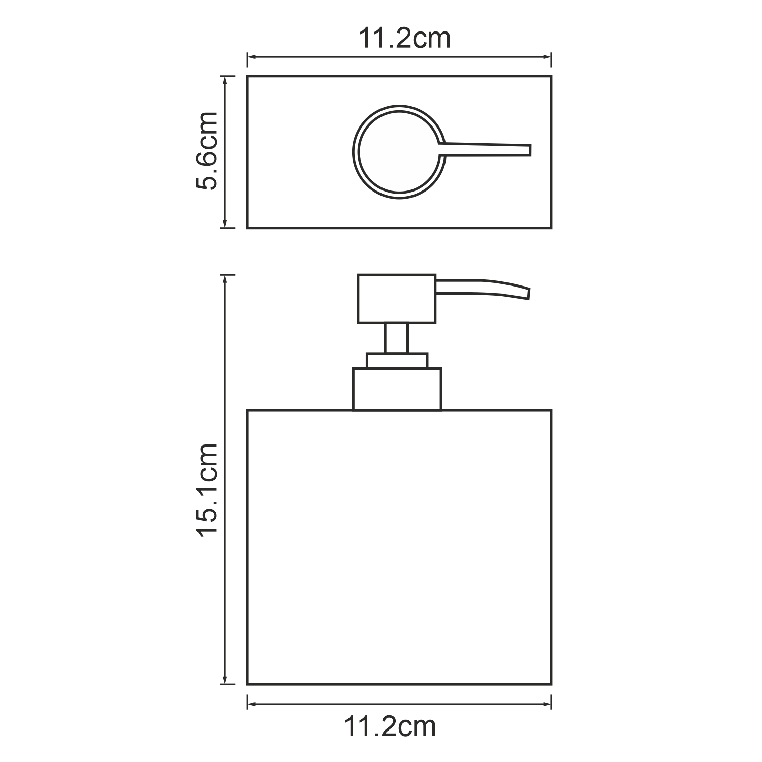 K-3799 Abens Дозатор для жидкого мыла WasserKRAFT Abens K-3700  - Вид №2