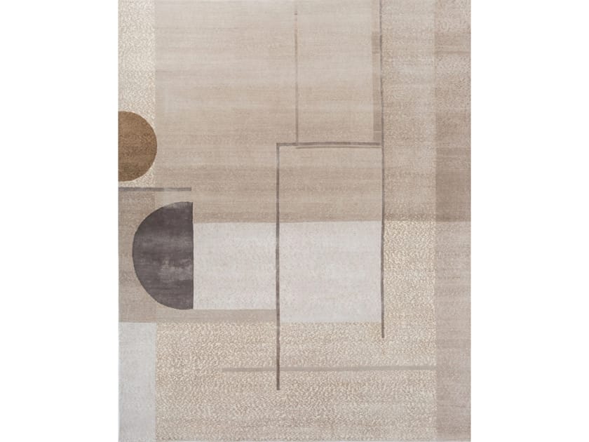 Бамбуковый Шелковый прямоугольный ковер ручной работы Jaipur Rugs Unfold ARCH-00057140