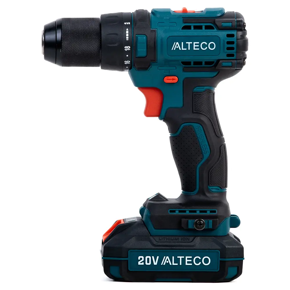 Бесщеточная дрель-шуруповерт Alteco CD 1813 Li BL с двумя аккумуляторами 85857606 STLM-1567641 - Вид №4