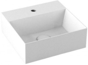 ELLP035350QM Подвесная раковина настенная прямоугольная Azzurra Ceramica Elegance белая