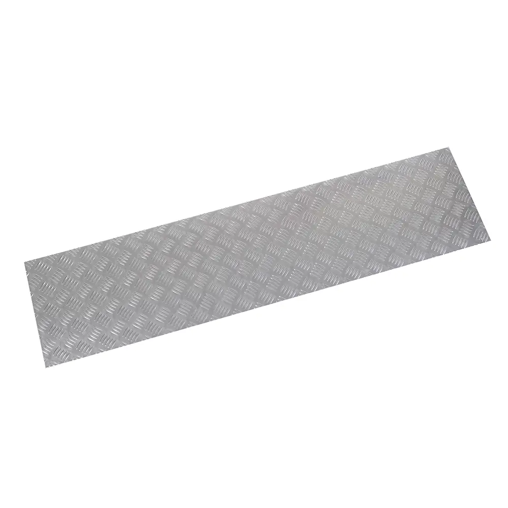 Лист рифленый АМг2 1.5x300x1200 мм, алюминий 85309489 STLM-2113895 МЕТАЛЛСЕРВИС 
