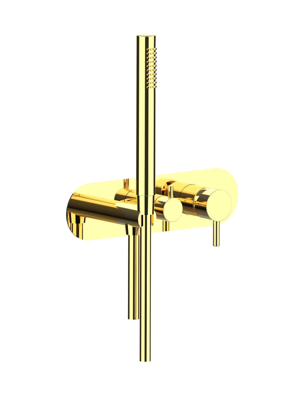 3 отверстия утопленный однорычажный смеситель для душа Rubinetterie Frattini Pepe XL ARCH-00143936 - Вид №15