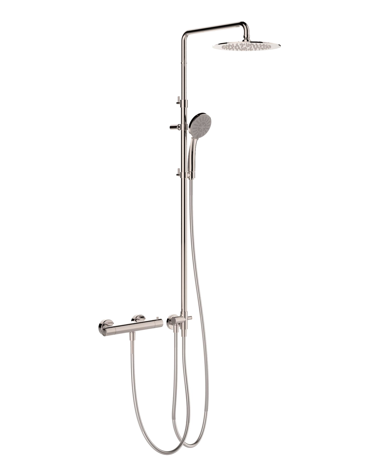 00-1931-N-CR CARIMALI Риголетто телескопическая открытая, душевая лейка MySlim с возможностью осмотра 
