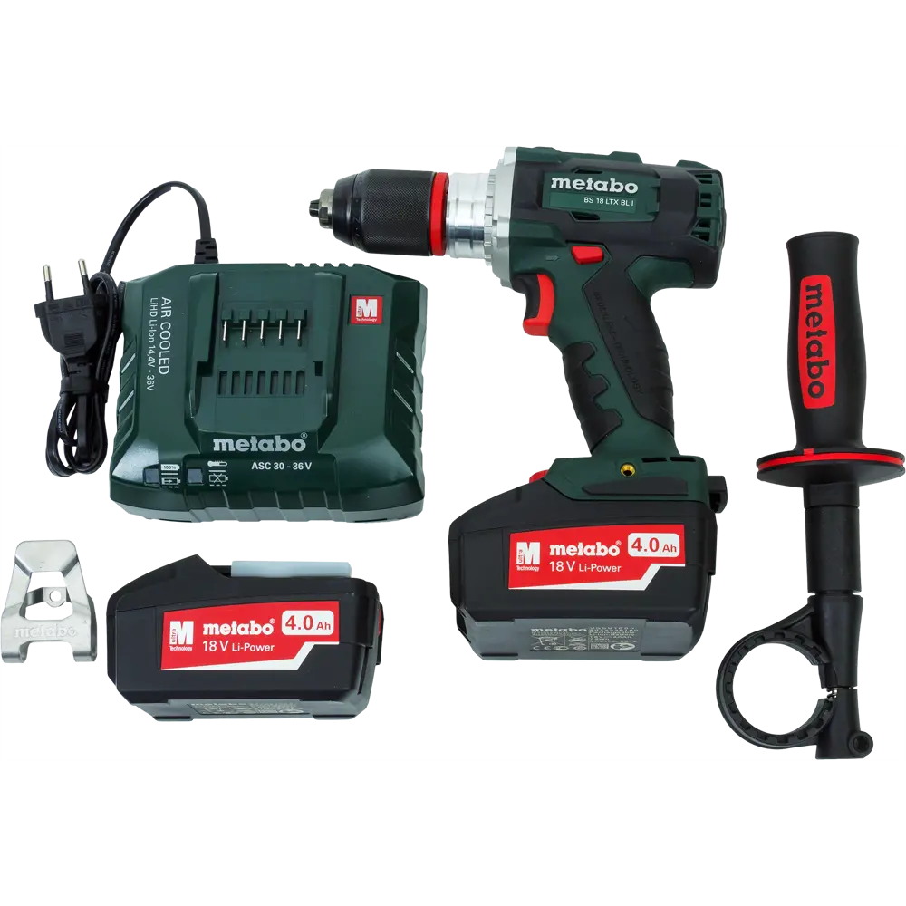 Дрель-шуруповерт бесщеточная Metabo BS18LTXBLI, 18 В Li-ion 2х4 Ач 82103158 STLM-2127985  - Вид №5