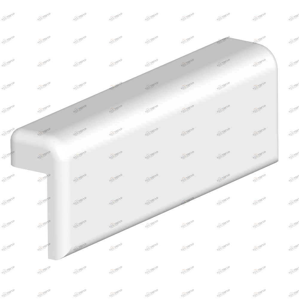 B16-P106 Подголовник из полиуретанового геля 30 x 7 см, высота 2 см, белый Thg-paris Аксессуары Без отделки 