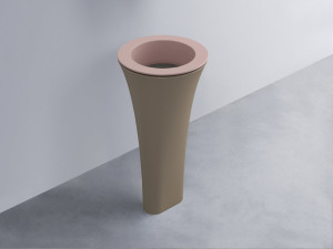 AMLA45-CP+AMPILT-FN+AMCOLT-AN Раковина Amedeo Tondo отдельностоящая cielo Enjoy + Amedeo