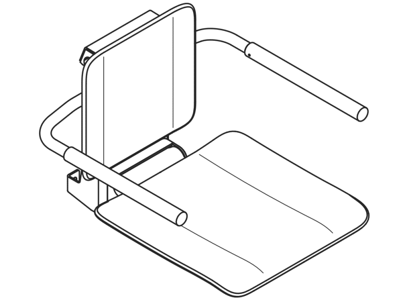 900.51.10960 подвесное сиденье HEWI System 900 - Вид №4