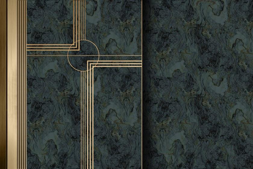 GLAMORA Обои с эффектом мрамора Collection x creative wallcoverings Glx11 - Вид №1