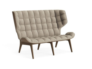 2-местный тканевый диван с высокой спинкой