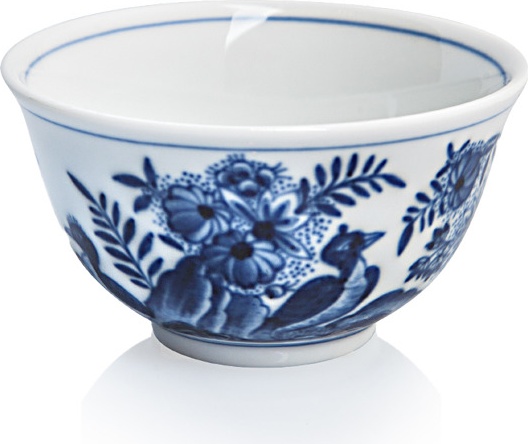 10598613 Meissen Набор из 6 чашек для зеленого чая 60мл "Утки" (кобальт) Фарфор, Керамика 