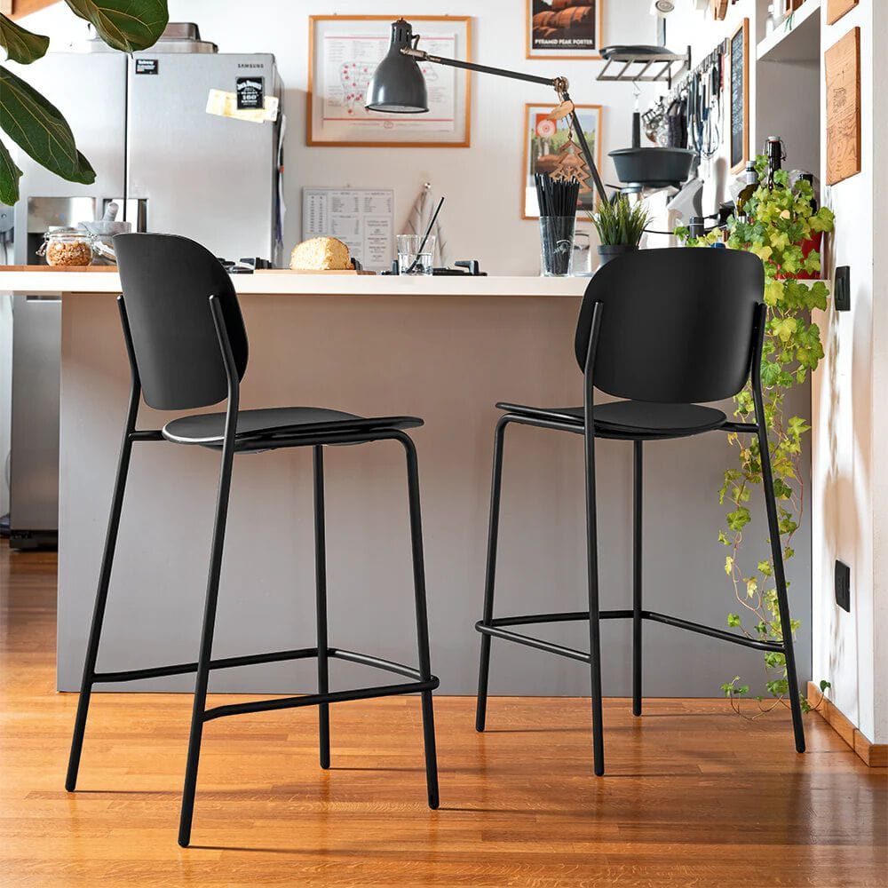 Высокий табурет из полипропилена с подставкой для ног Connubia Yo! ARCH-00096224 - Вид №1