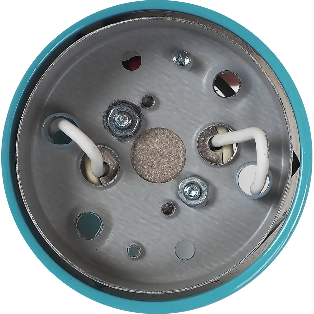 Светильник накладной цилиндрический GU10 8 см цвет бирюзовый СВЕТКОМПЛЕКТ STLM-2159438 - Вид №2