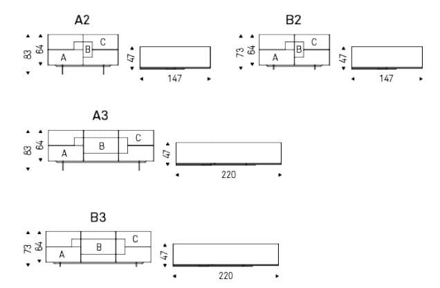 Деревянный шкаф с распашными дверями Cattelan italia TORINO ARCH-00118440 - Вид №4
