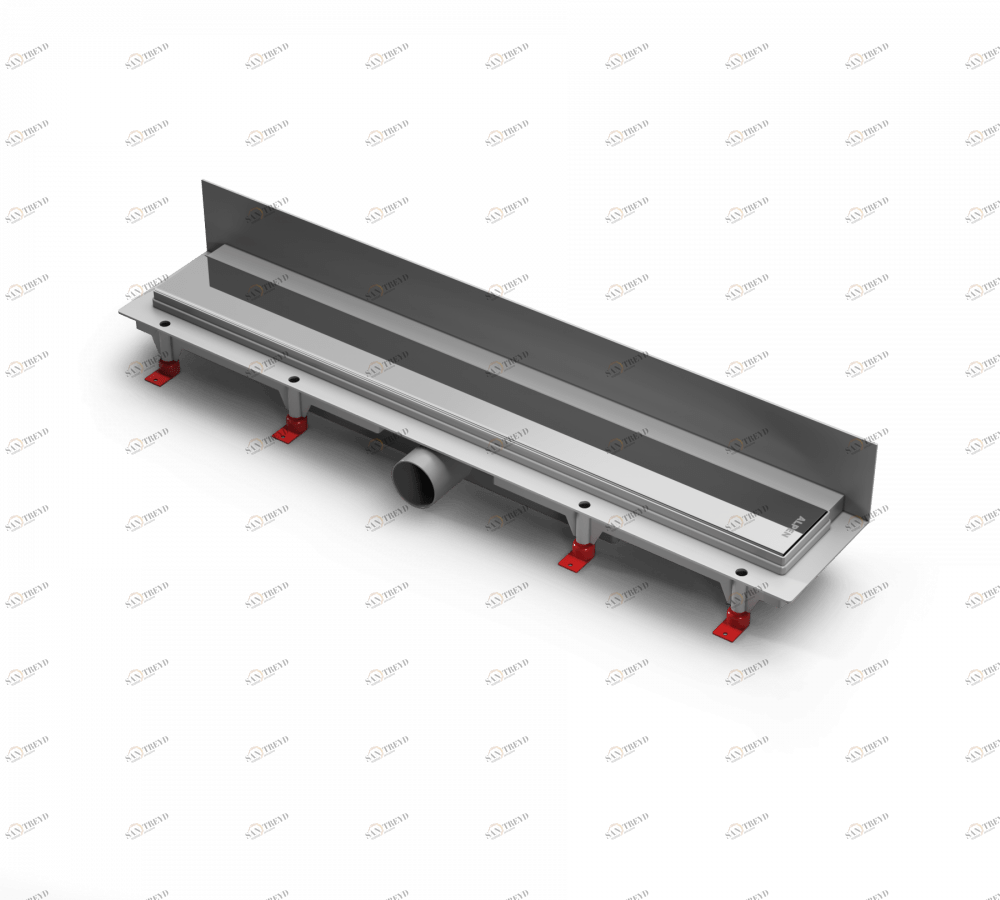 Водоотводящий желоб ALPEN Klasic/Floor ALP-750K3 для монтажа вплотную к стене 