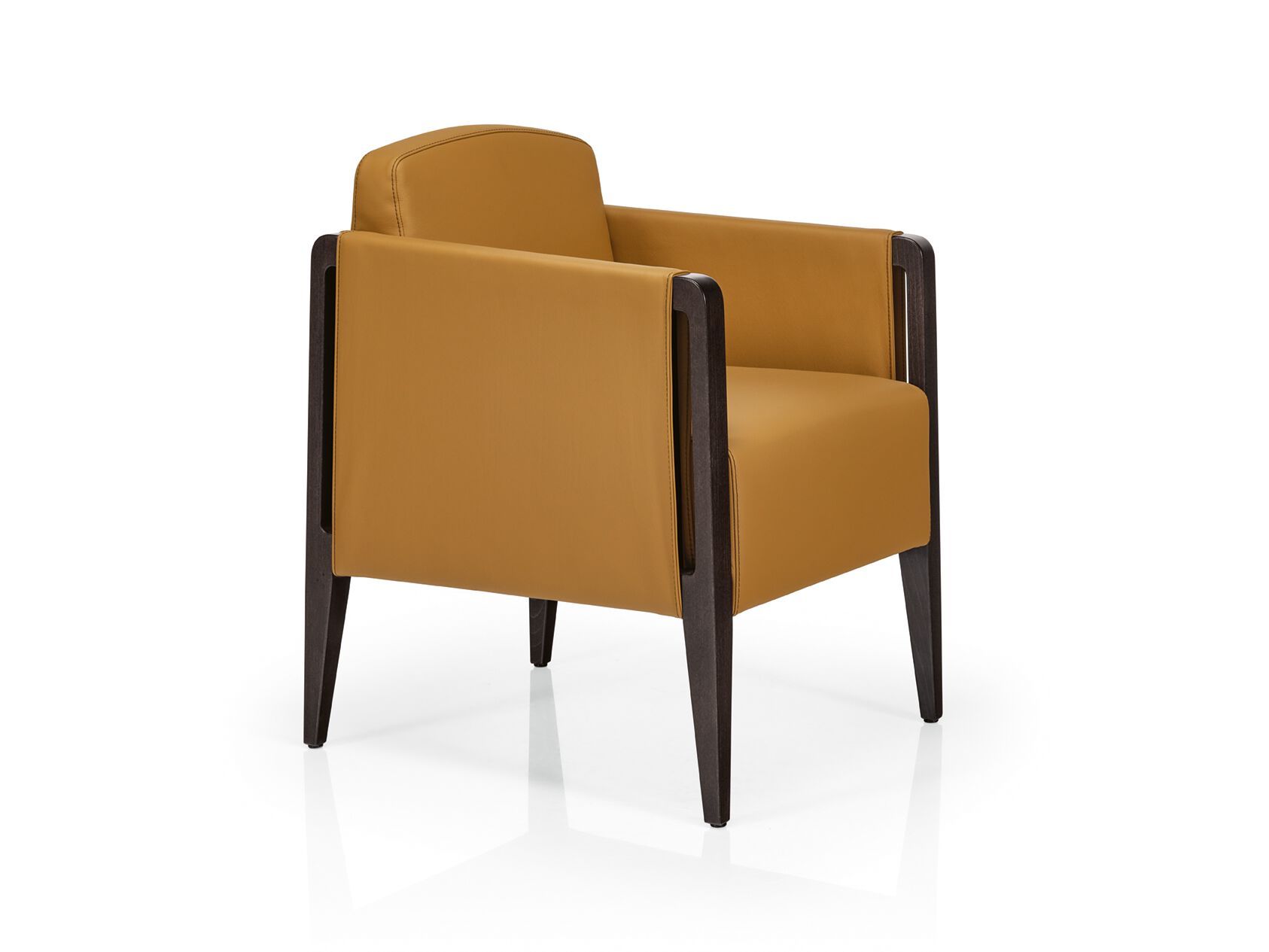 Кожаное кресло с подлокотниками More Contract Sam ARCH-00150058