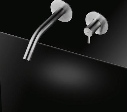 MGS Смеситель для ванны настенный из нержавеющей стали на 2 отверстия Minimal sun-id-1499829 - Вид №1