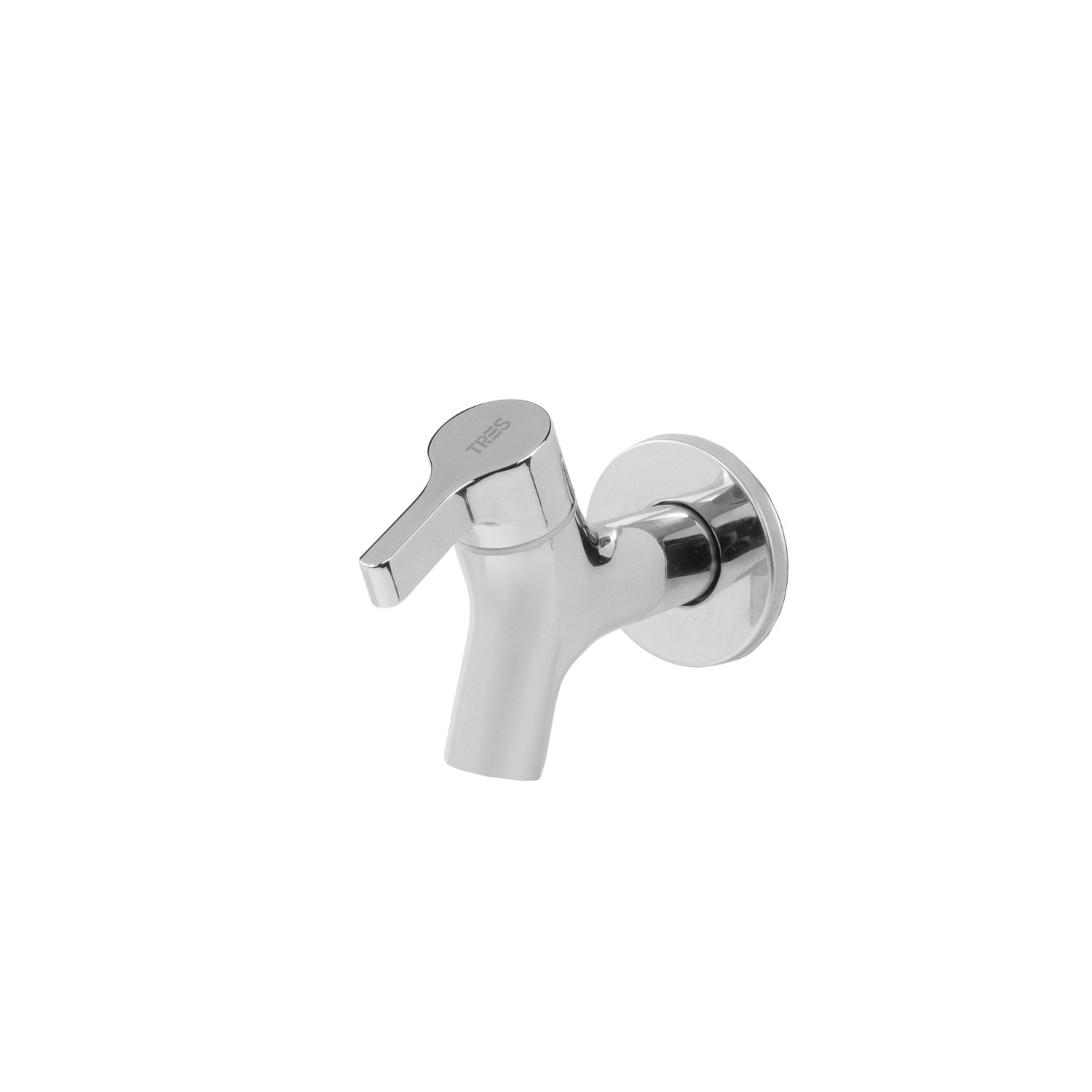Базовый настенный водопроводный кран на 1 воду для офиса или прачечной-21552001 TRES Base