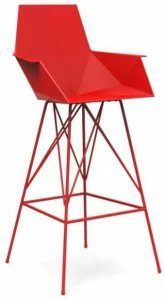 VONDOM Табурет садовый полипропиленовый с подлокотниками Faz