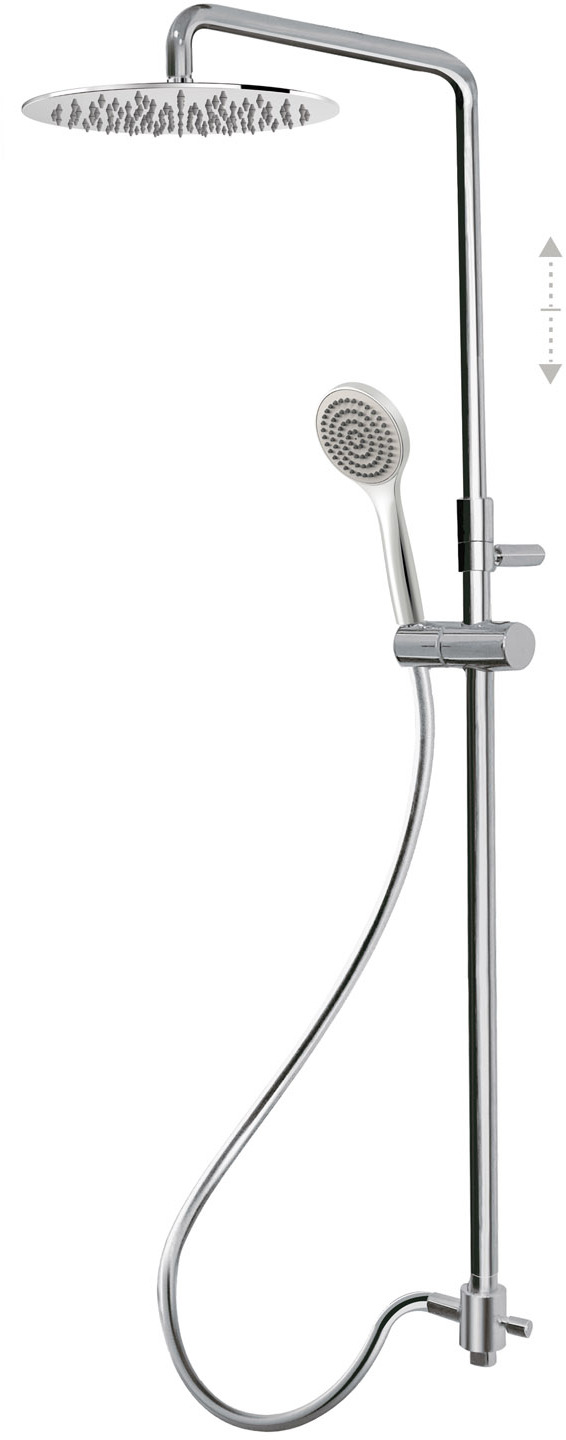 Набор душевой планки без смесителя с подачей воды и насадкой для душа-06163509 TRES