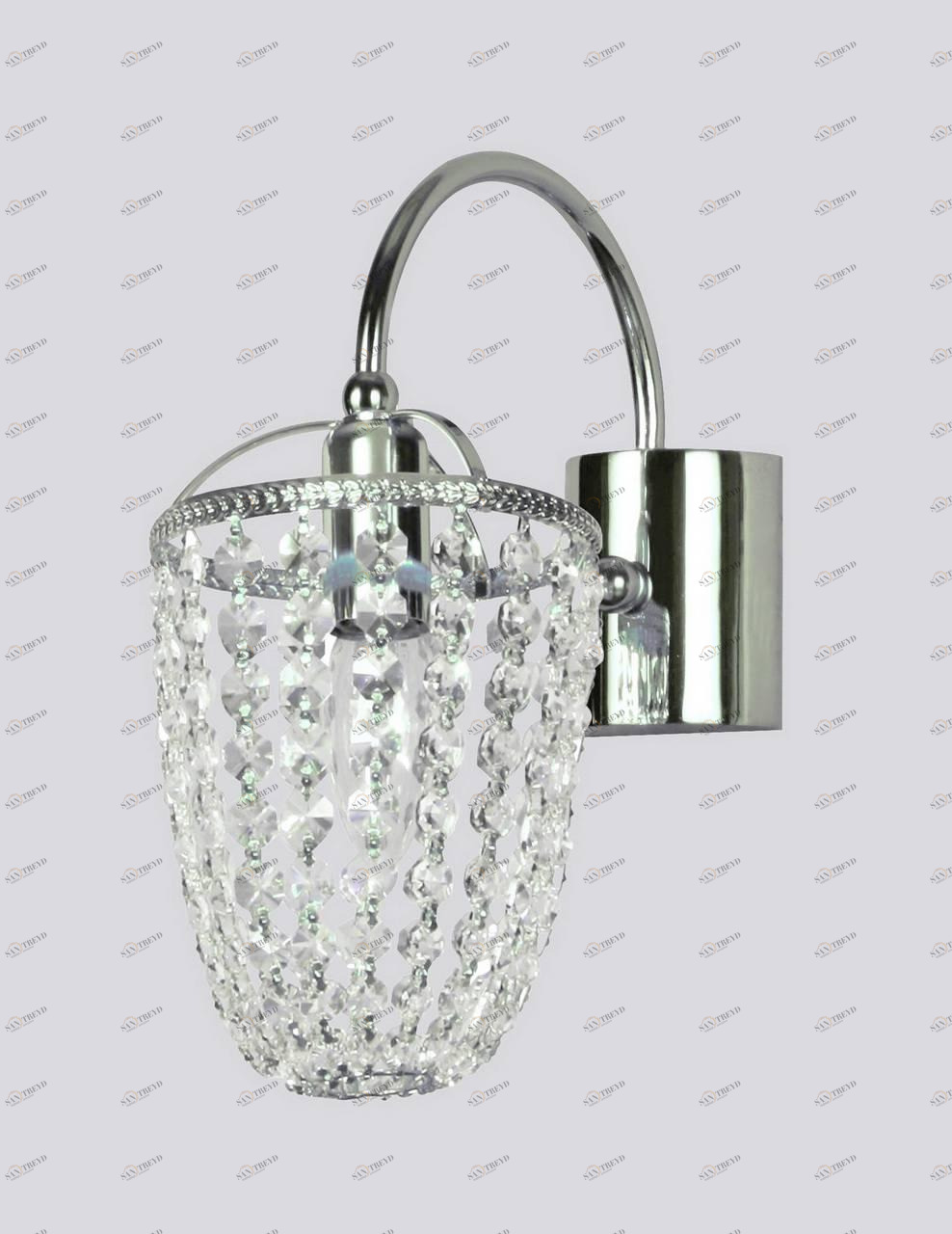 Бра Favourite Caramel 1025-1W FAVOURITE  078051 Прозрачный;хром 