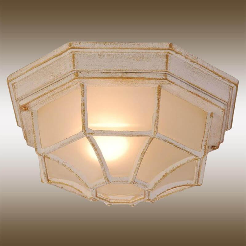 Уличный потолочный светильник бежевый Perseus 31210 GLOBO PERSEUS 00-3898526 Бежевый Ceramica Globo - Вид №1