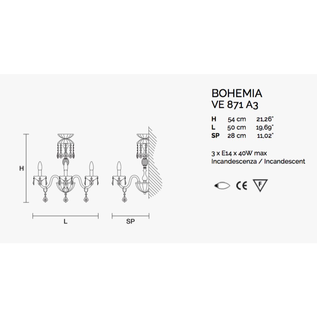 Masiero VE 871/A3 бра ve871a3 - Вид №1