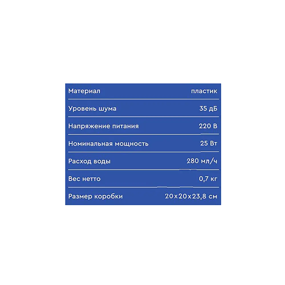 Ультразвуковой увлажнитель Boonair Eva с нижней заливкой и ночником 89125596 STLM-0078744 - Вид №4