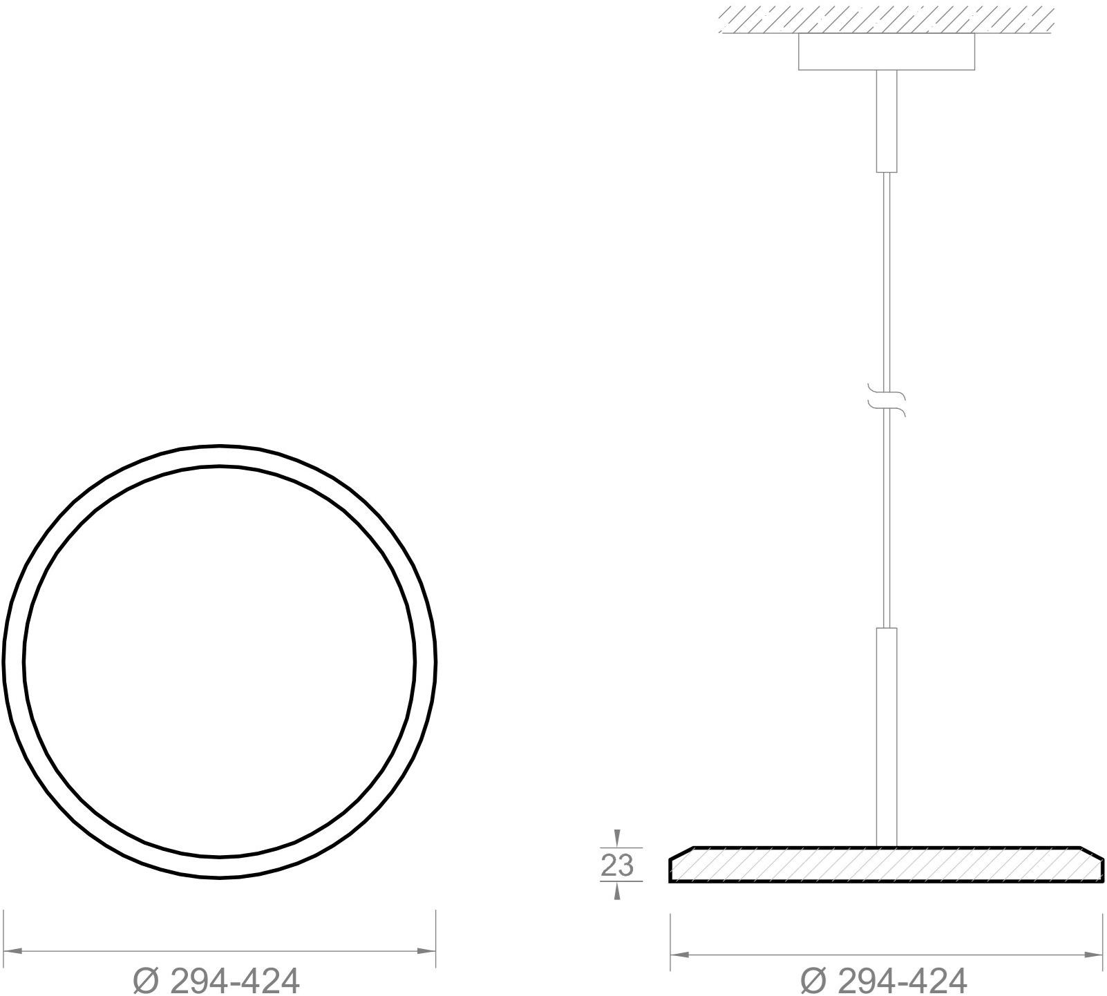 ENGI Led подвесной светильник в pmma Basic sun-id-1479563 - Вид №2