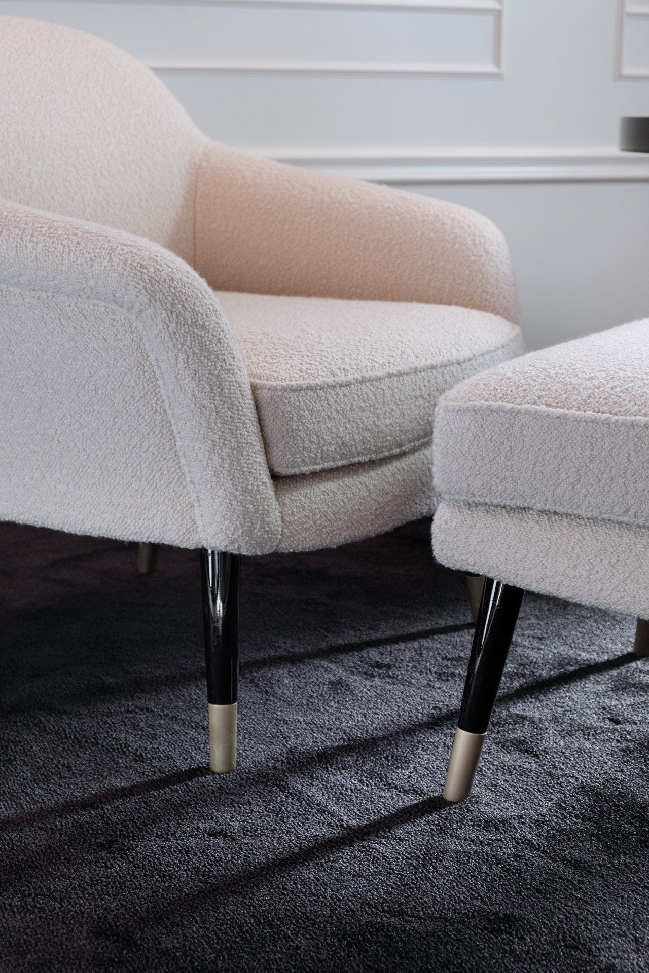 Тканевое кресло с подлокотниками DOM EDIZIONI BERNADETTE TEA ARCH-00060235 - Вид №5