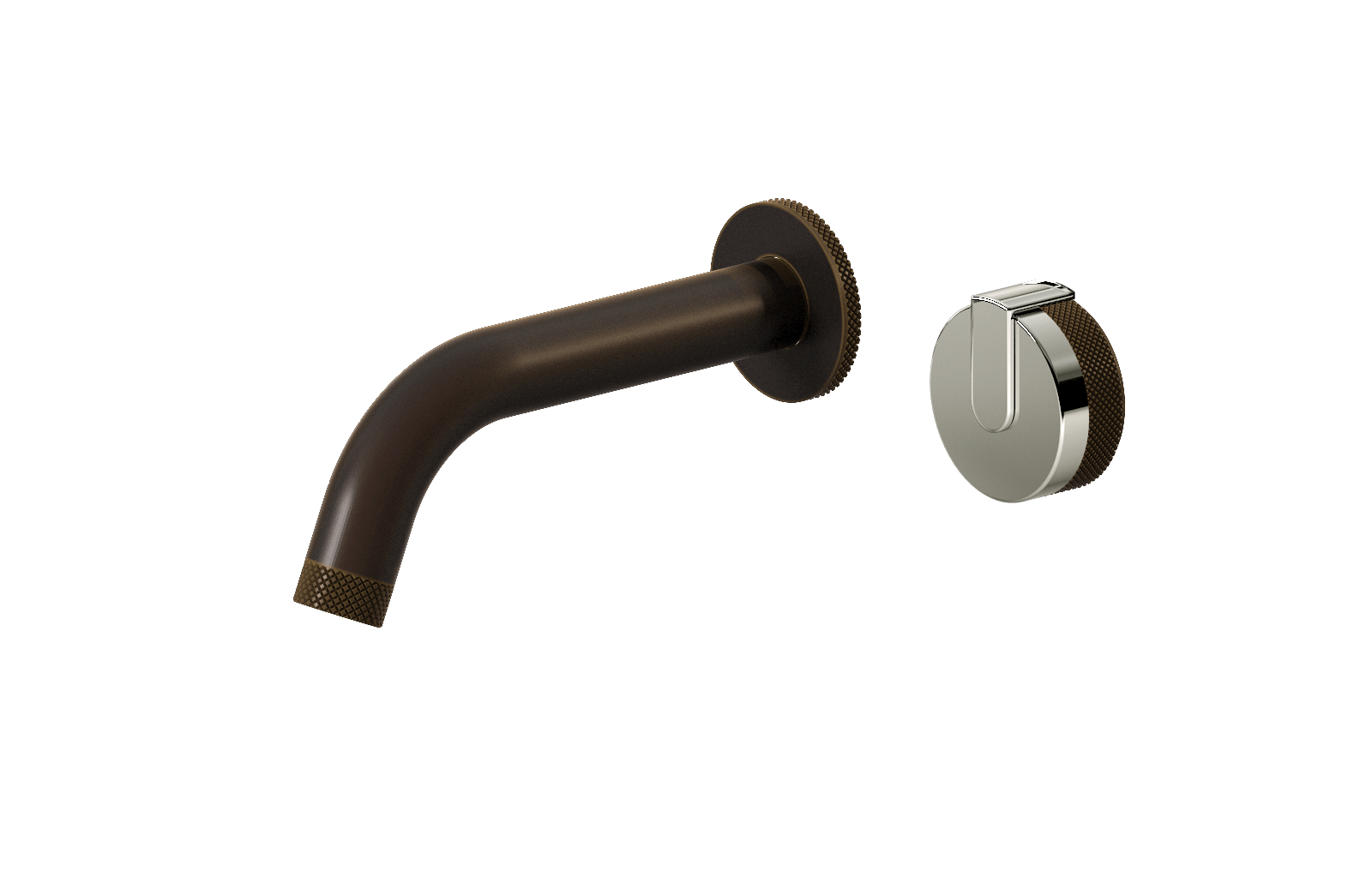 E-11535-R1PC-L1PC-OB Настенный прогрессивный смеситель скрытого монтажа для раковины GRAFF MOD+